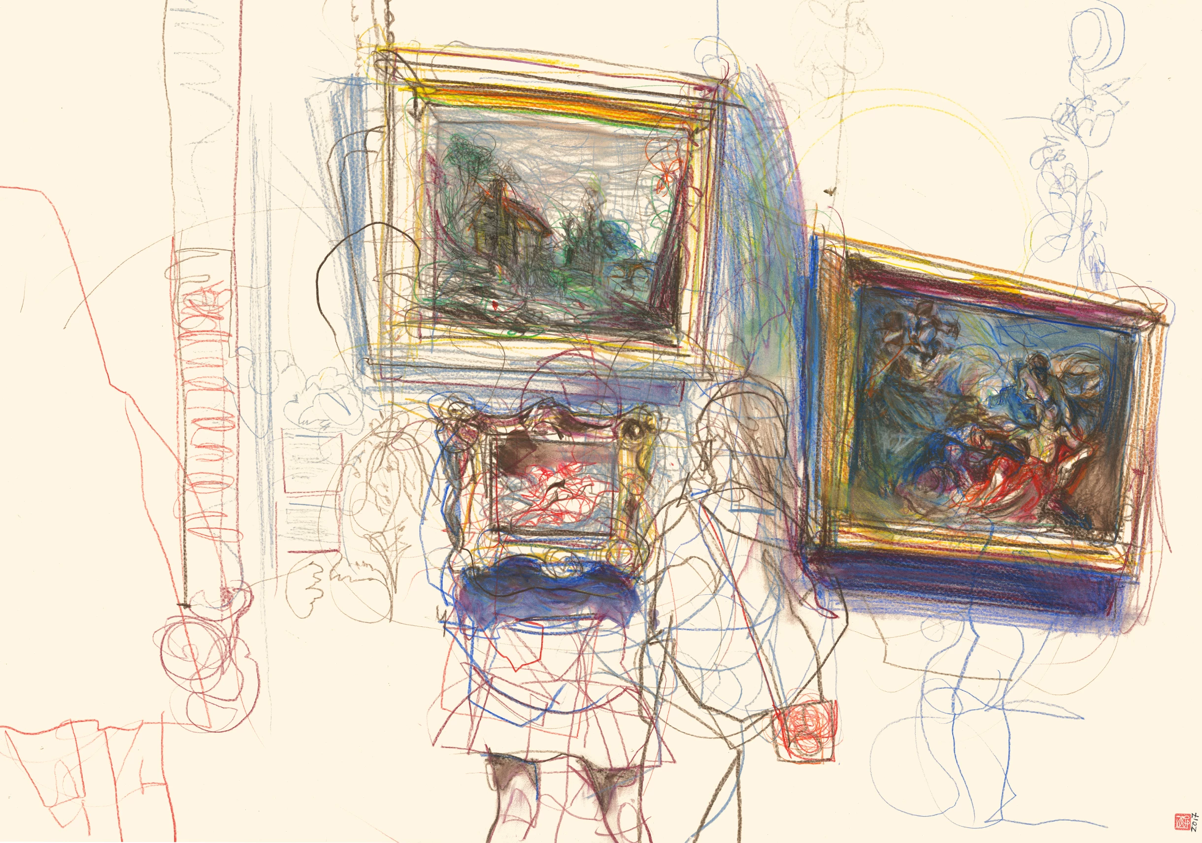 untitled-legs-under-a-painting-group-featured-landscape A1 Drawing Landscape