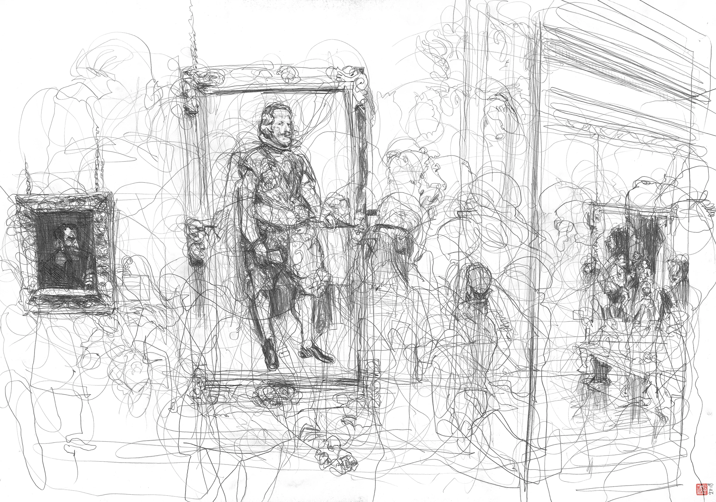 versioning-velazquez-featured-landscape A1 Drawing Landscape - Sold - Versioning Velazquez