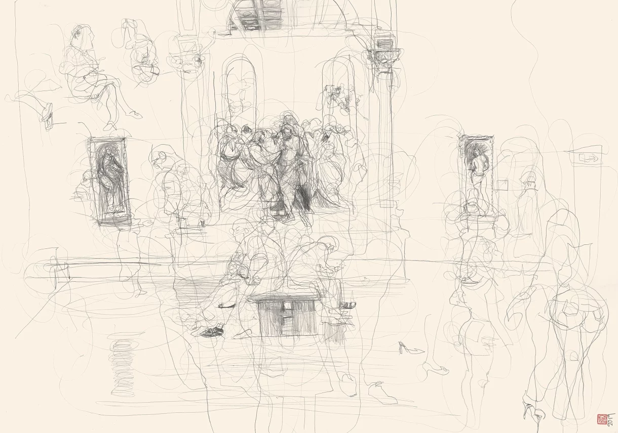 A1 Drawing Landscape - Figuring Christ