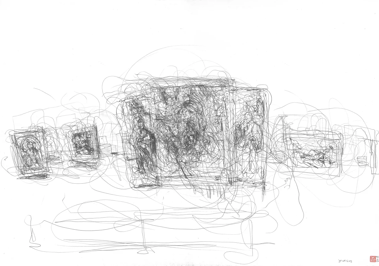 A1 Drawing Landscape - Junk Line