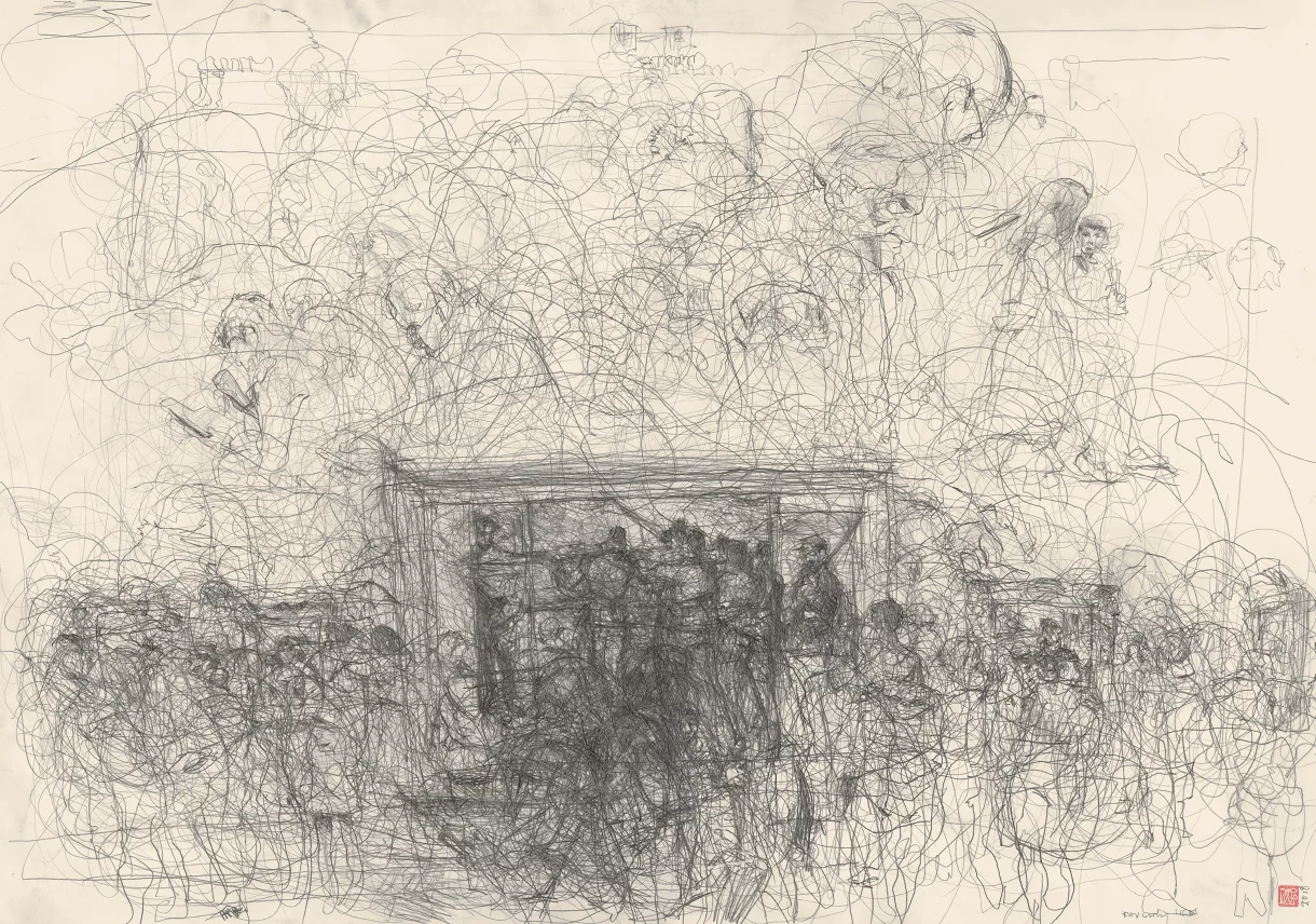 A1 Drawing Landscape - Sold - Traveling Light