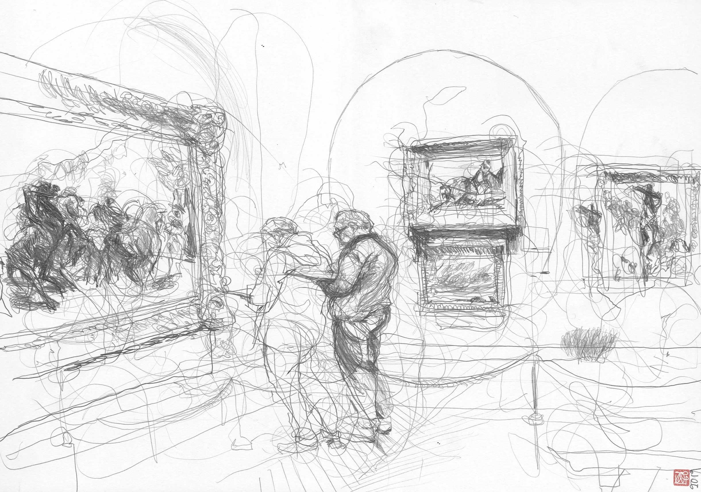 caught-between-featured-landscape A2 Drawing Landscape - Sold - Caught Between