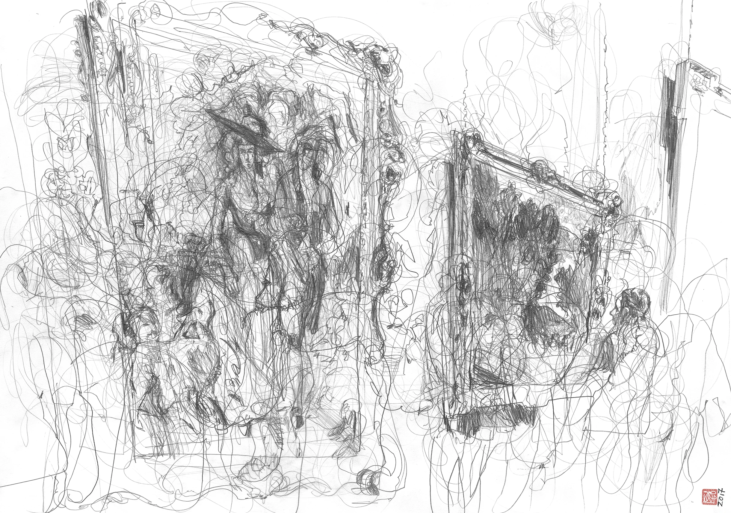 A2 Drawing Landscape - Gainsborough and Landscape