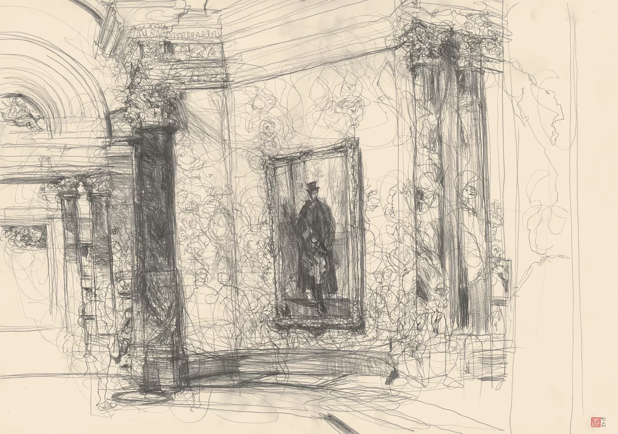 A1 Drawing Landscape - Sold - Singer Sargent [Meeting Apolo]