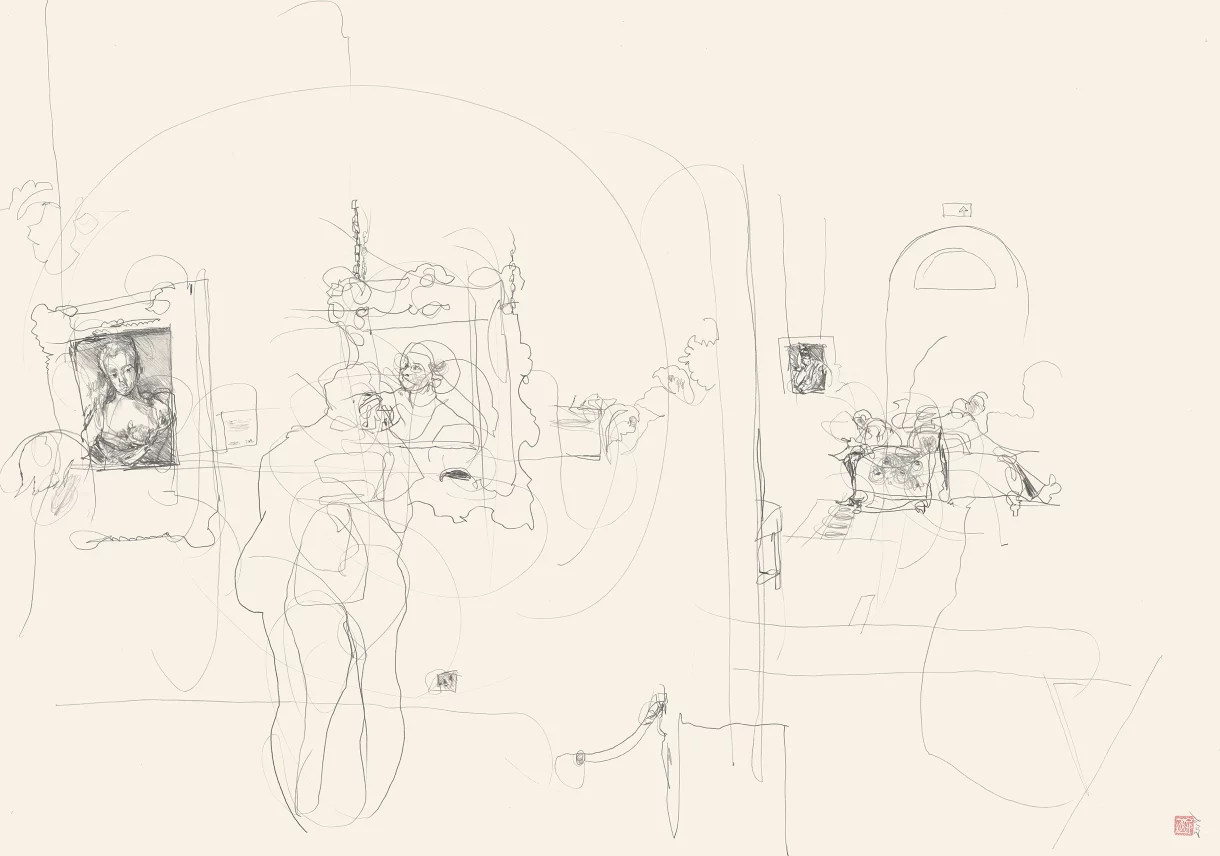 A1 Drawing Landscape - Minimal 33 to 34