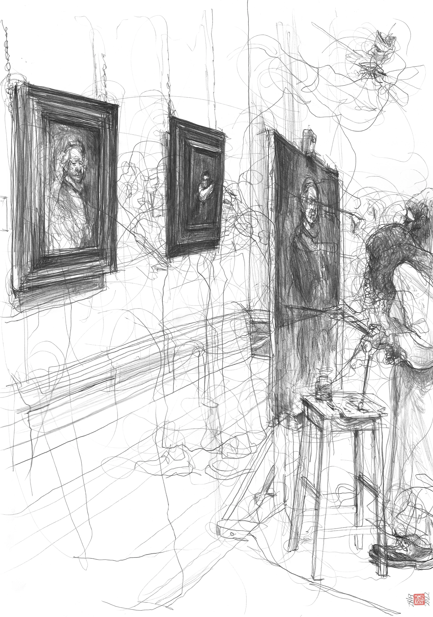 nneka-featured-portrait A2 Drawing Portrait - Sold - Nneka at Rembrandt
