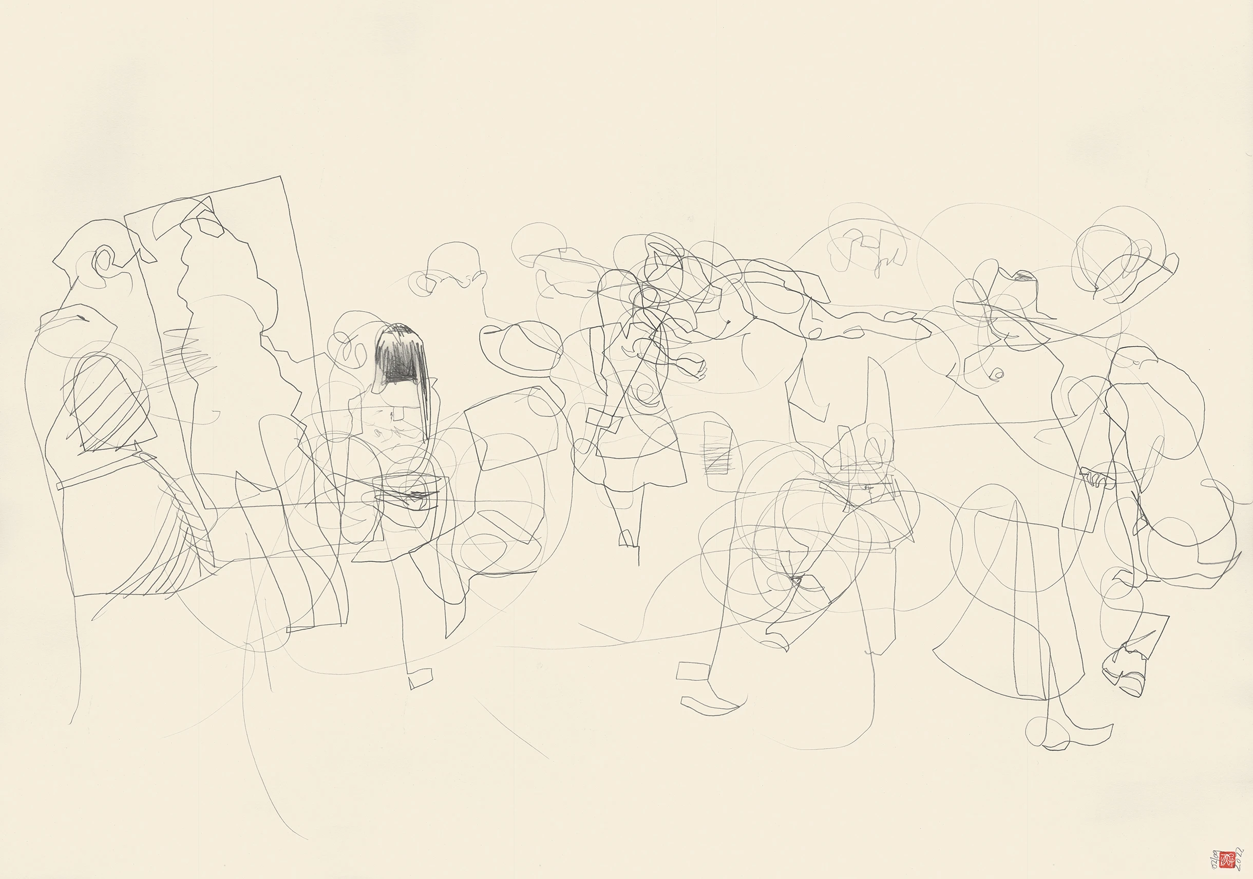 ebb-and-flow-with-klimt-featured-landscape A1 Drawing Landscape - Eb. and Flow with Klimt