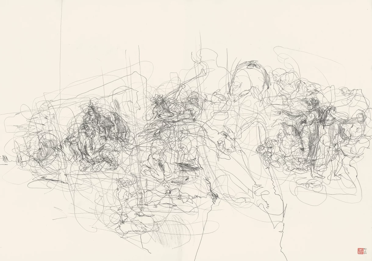 A1 Drawing Landscape - Sold - Poussin Wrap