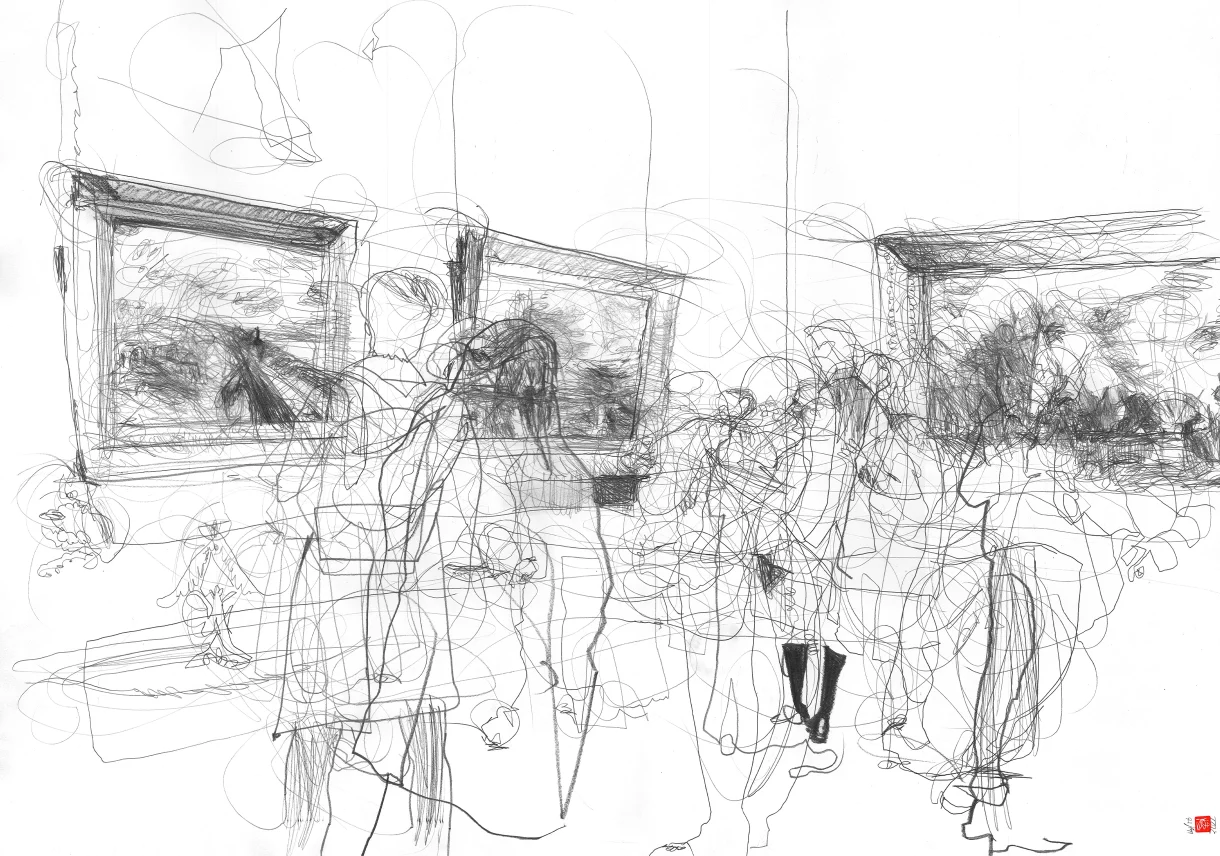 A1 Drawing Landscape - Three Turners One Friday Evening