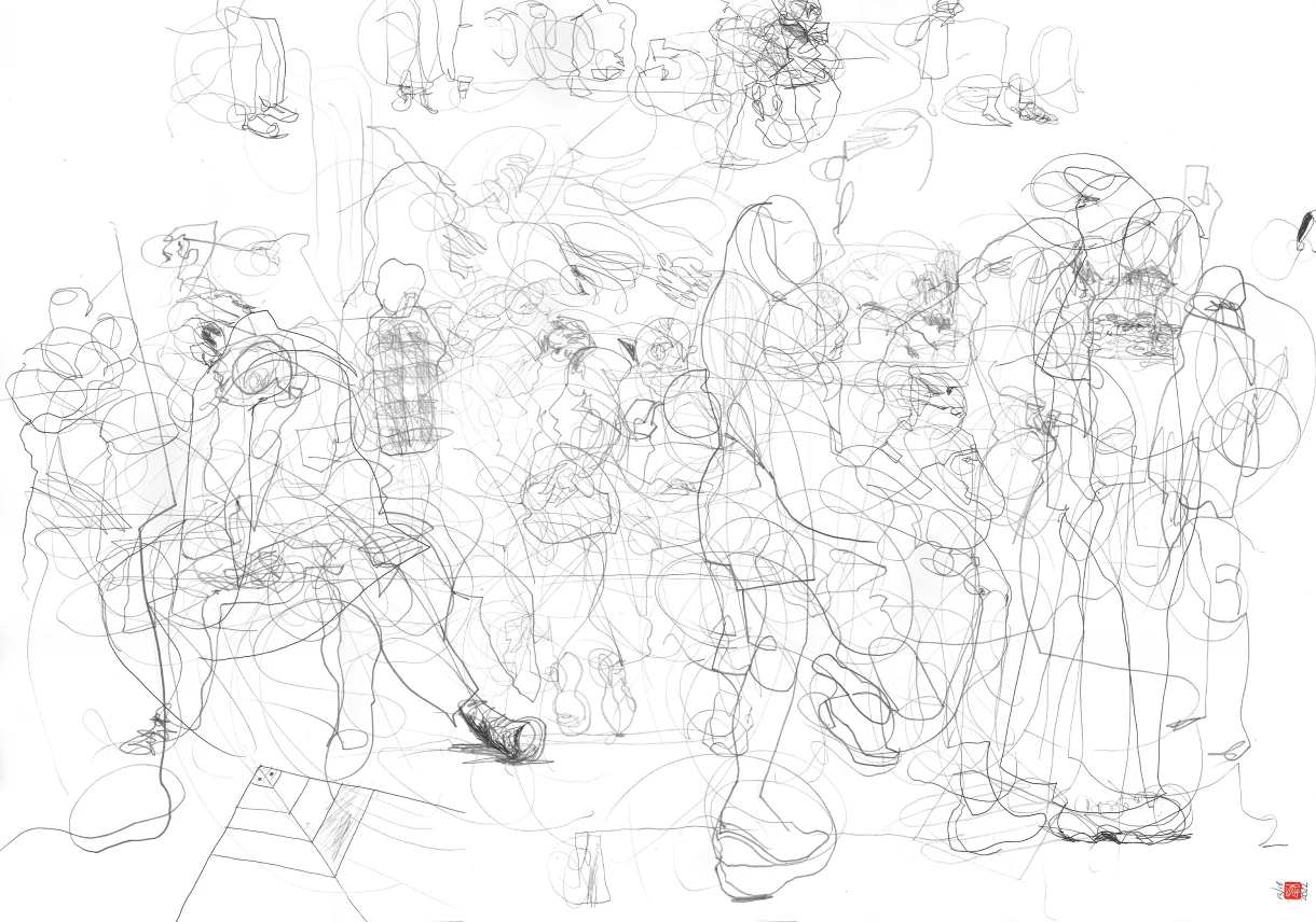 A1 Drawing Landscape - Parquet Corner