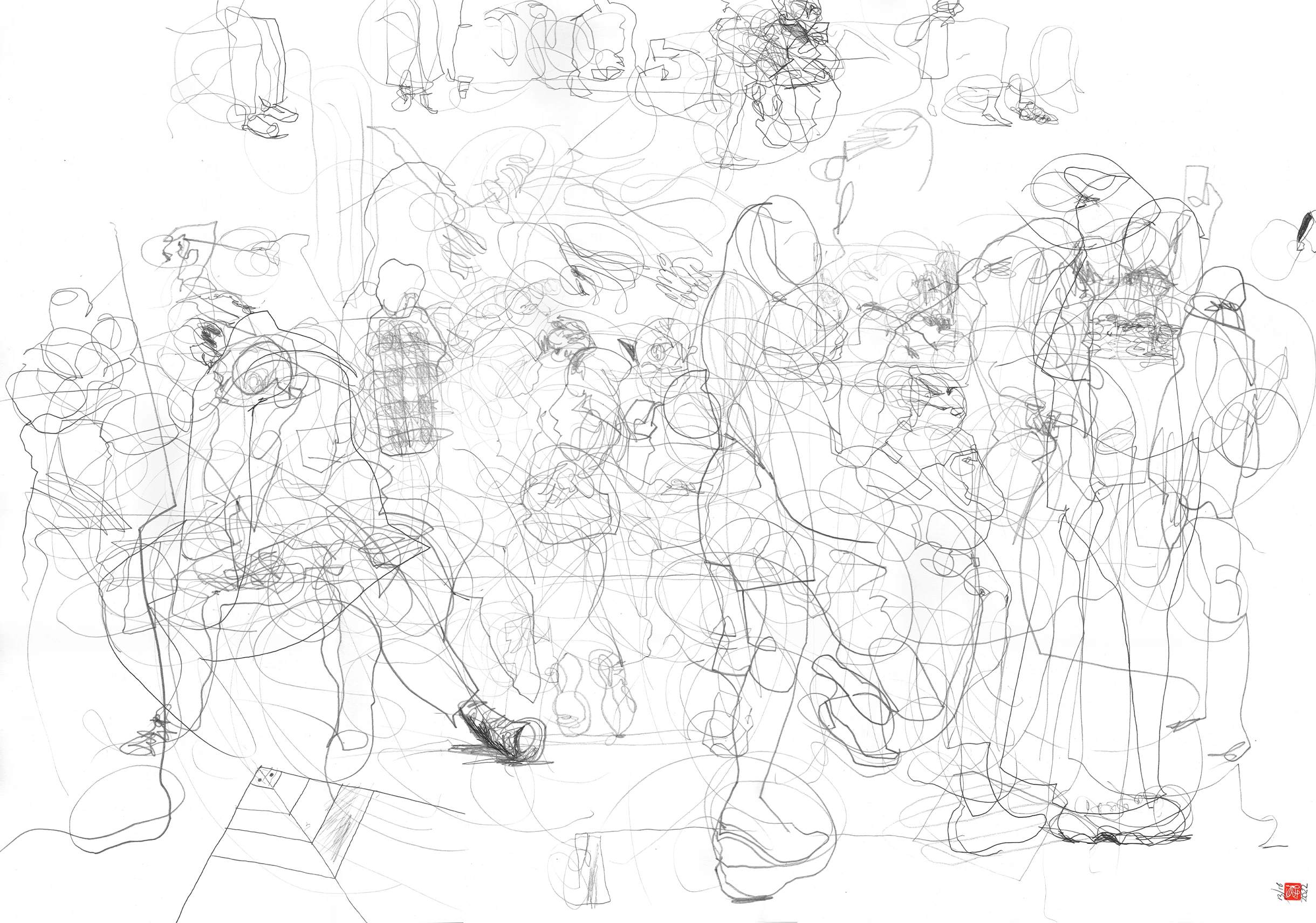 A1 Drawing Landscape - Parquet Corner